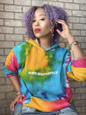 God's Masterpiece Rainbow Tie Dye Hoodie